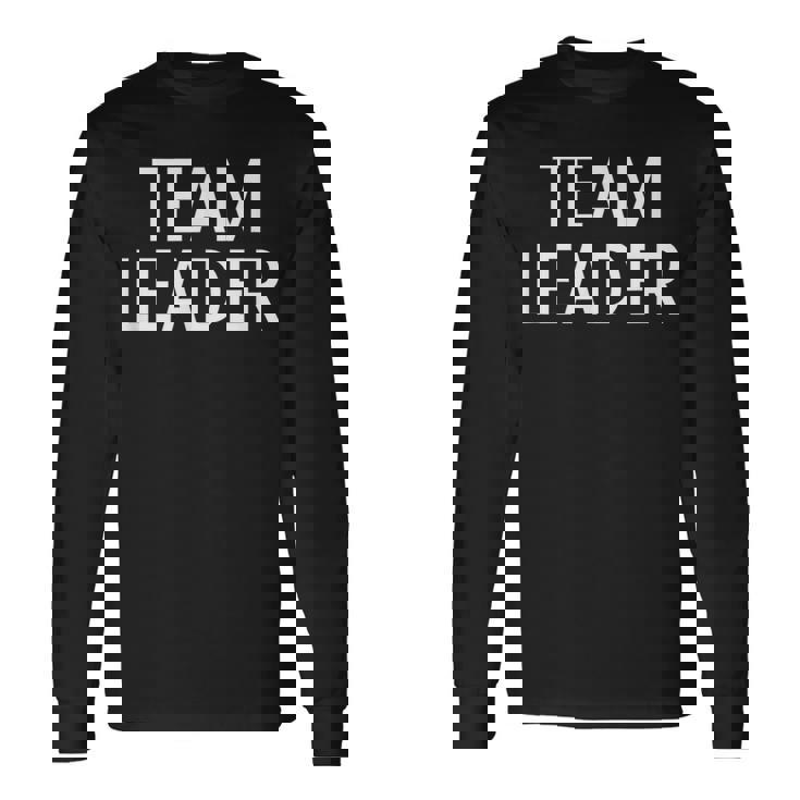 チームリーダー 長袖Tシャツ