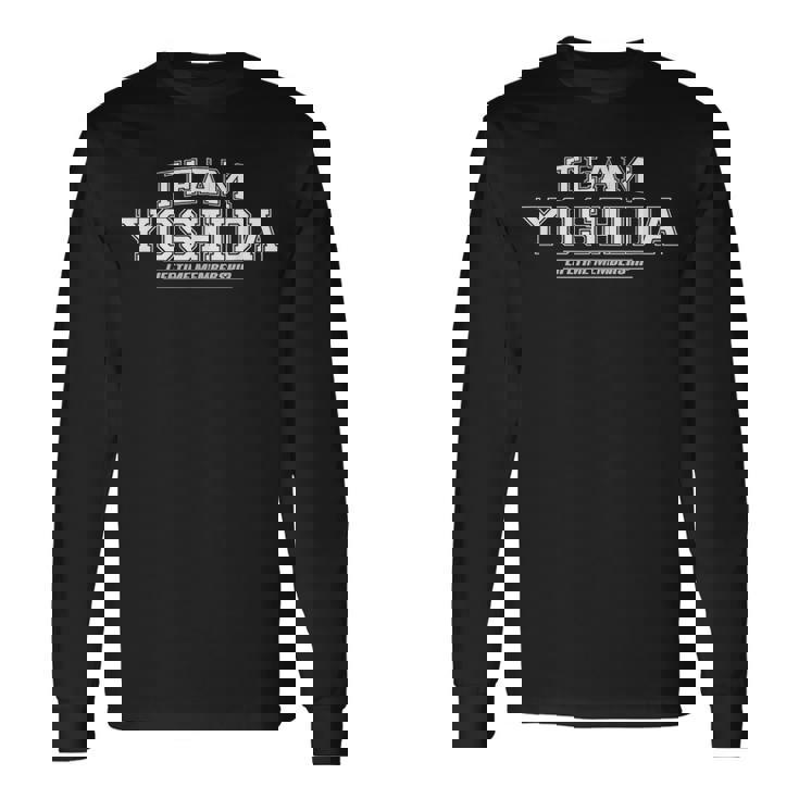 チーム吉田 長袖Tシャツ