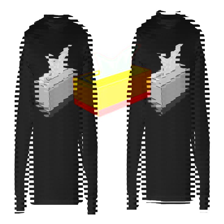 ティッシュボックス 長袖Tシャツ