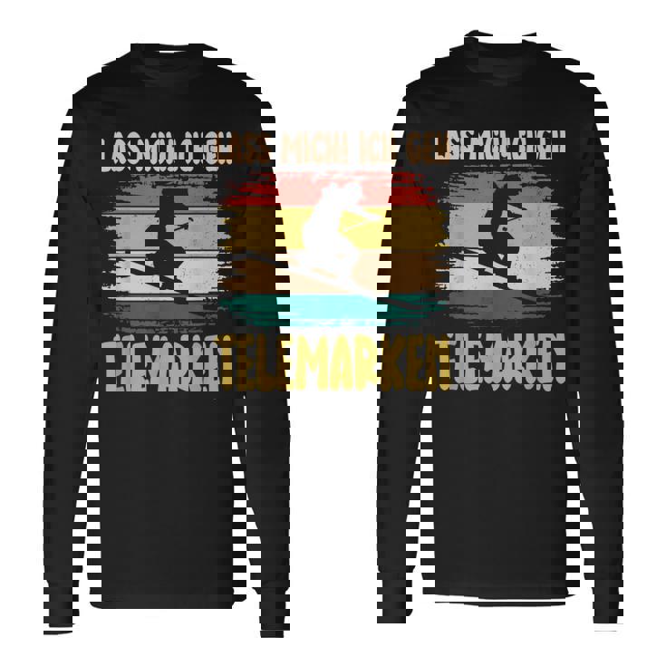 テレマーク Lass Mich Ich Geh Telemarken スキー 長袖Tシャツ