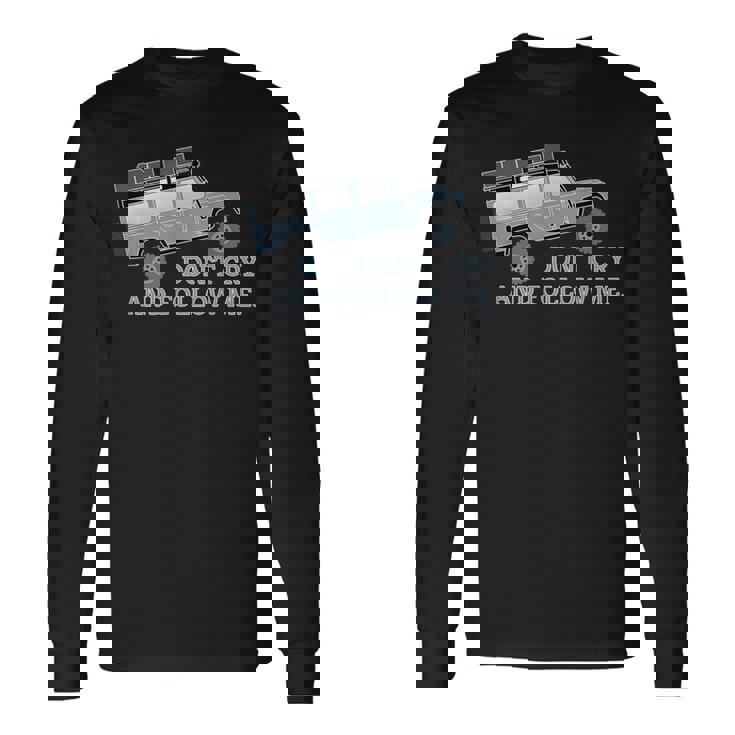 ディフェンダー ルーフテント オフロード 4X4 トラベル 乗り物 ギフト 面白い 長袖Tシャツ