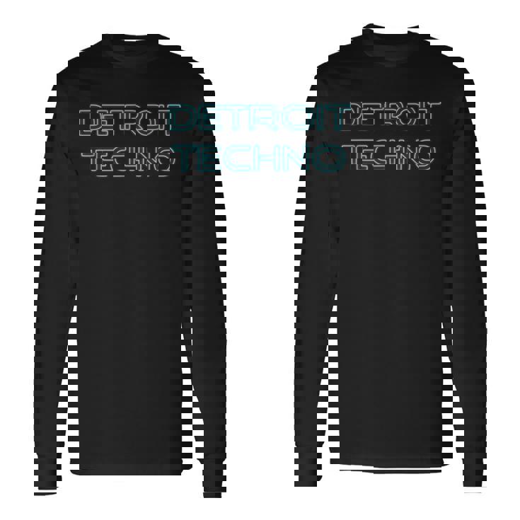 デトロイトテクノシャツ Edm Rave Djウェア デトロイトハウス 長袖Tシャツ