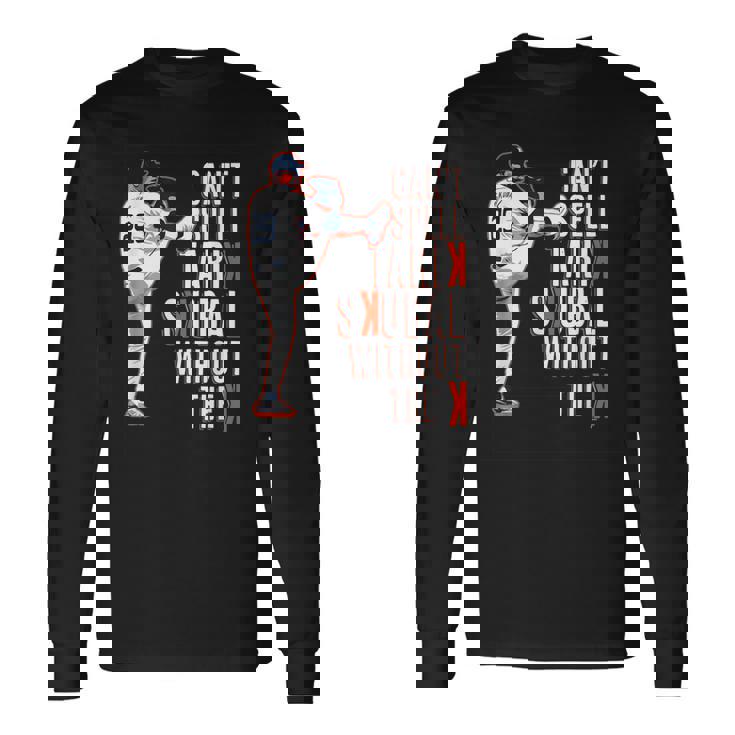 デトロイト・タリック・スクーバル-Kなしではスクーバルは綴れない 長袖Tシャツ ギフトのアイデア