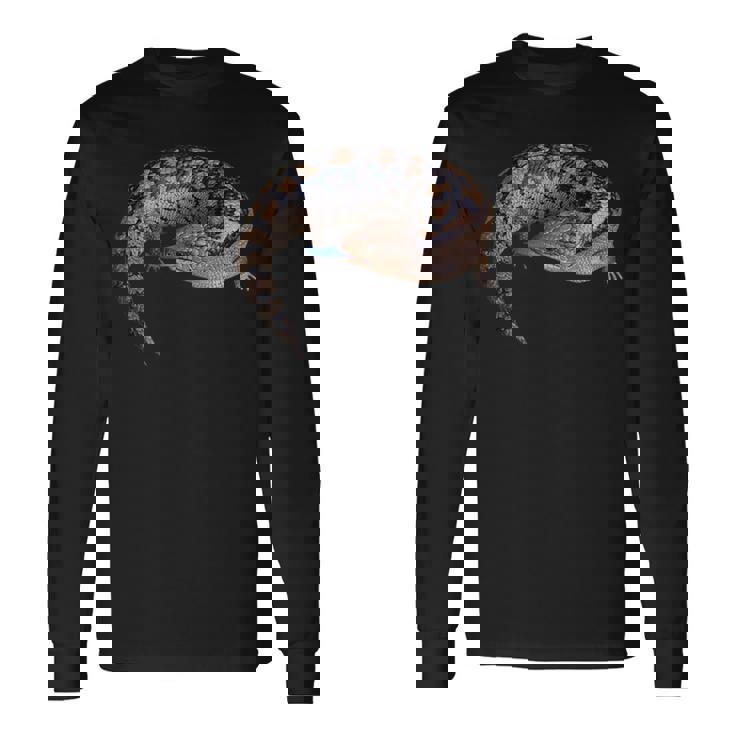 トカゲブルータンペットトカゲ爬虫類 長袖Tシャツ