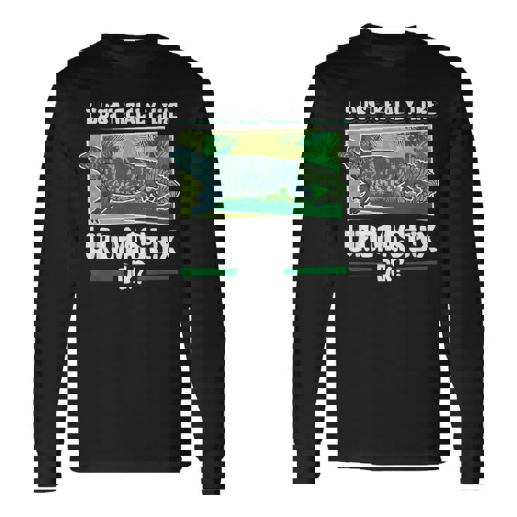 トゲオアガマが大好き 長袖Tシャツ