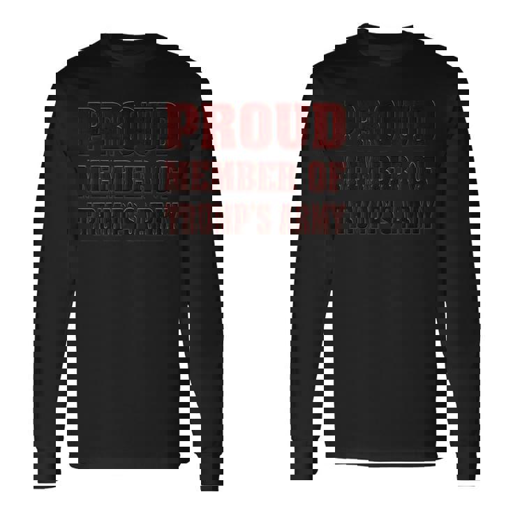 トランプの誇り高きメンバー陸軍シャツ投票トランプ大統領 長袖Tシャツ