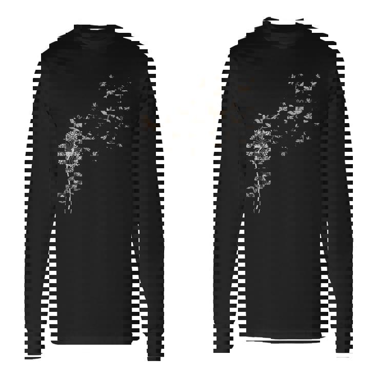 トンボ タンポポ 長袖Tシャツ