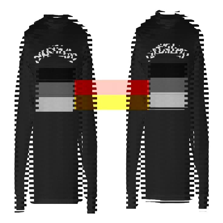 ドイツの誇りのドイツ国旗 ドイツ国旗 長袖Tシャツ