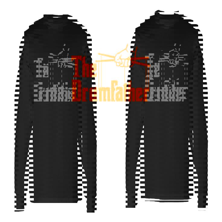 メンズ ドラマーのためのドラマーの面白い引用 長袖Tシャツ