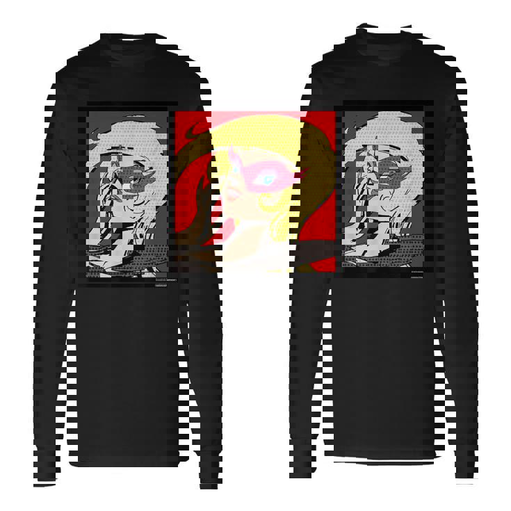 ドロンジョデザインh 長袖Tシャツ