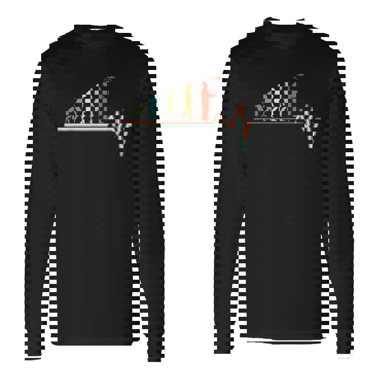 ドローンクワッドコプター進化ドローンパイロット 長袖Tシャツ