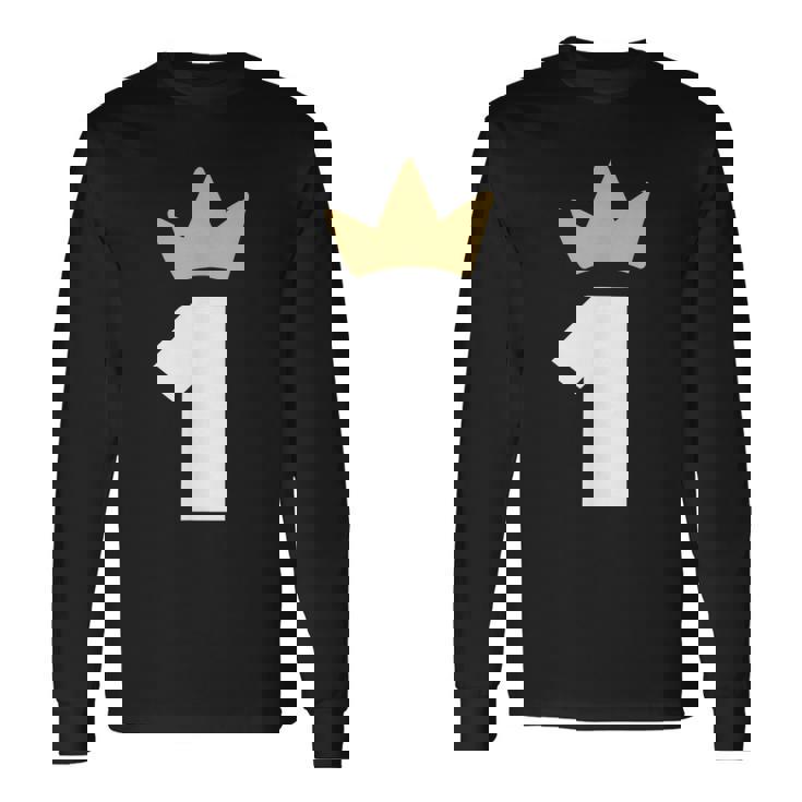 ナンバーワン 王冠 1年 1周年 長袖Tシャツ