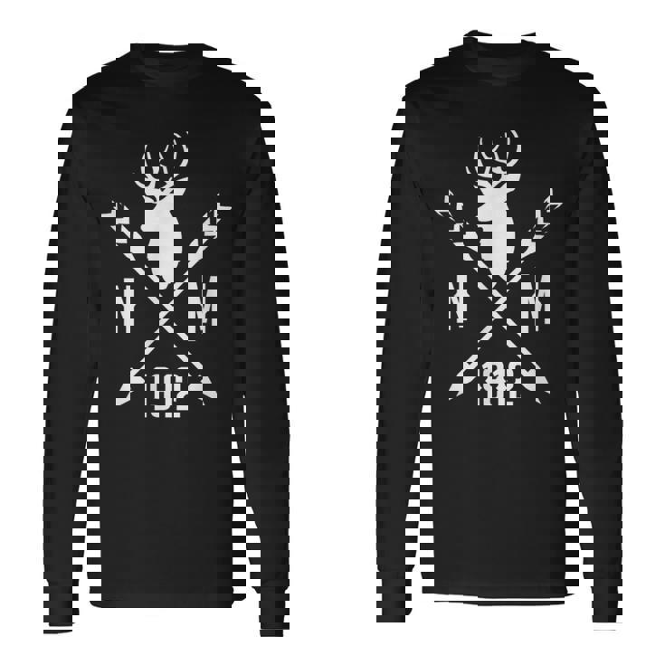 ニューメキシカン ニューメキシコ Nm 1912 ホワイト冷蔵庫鹿 長袖Tシャツ