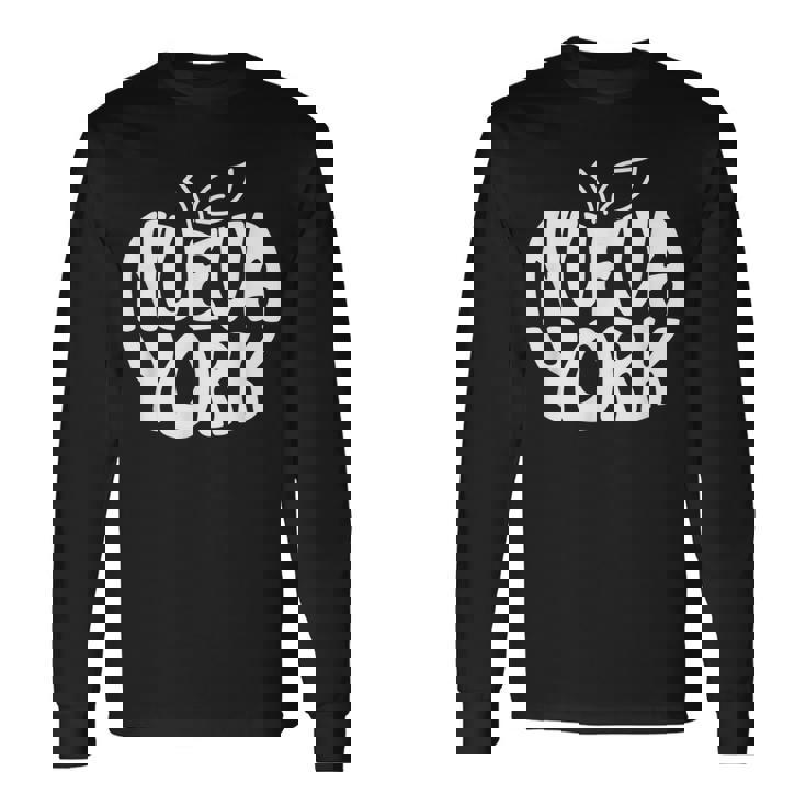 ニューヨーク Nyc ザ・ビッグ・ダイバーシブ・アップル・ラ・グラン・マンザナ 長袖Tシャツ