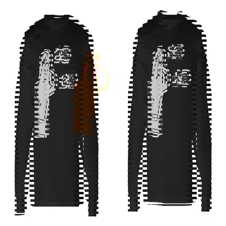 ハニワ 踊る埴輪『土器土器 ドキドキ』【ゆるフレンズ】キャラクター かわいい 面白い 長袖Tシャツ