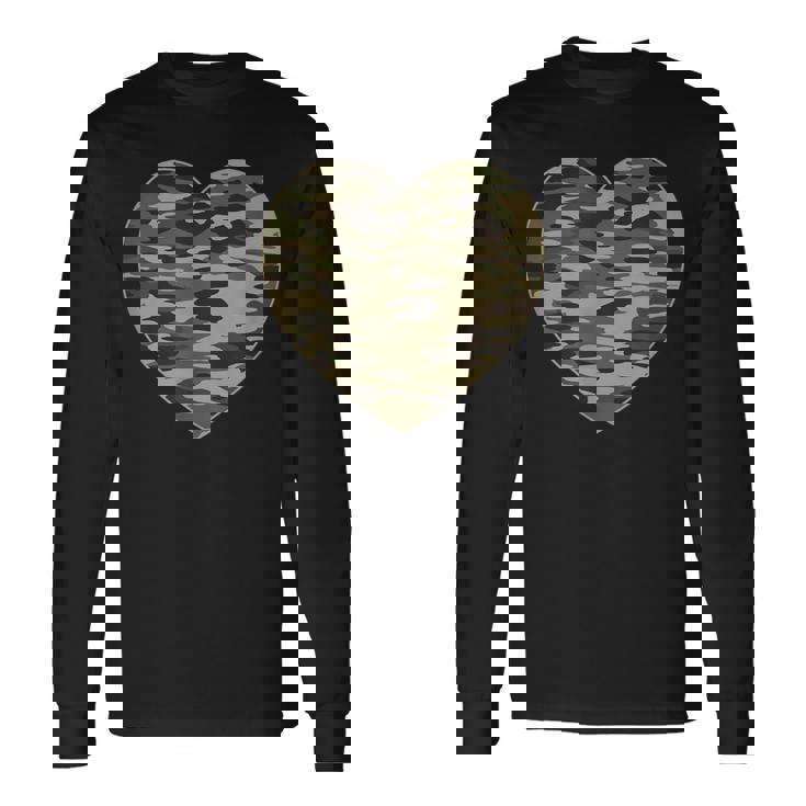 ハート迷彩服 レディース メンズ 迷彩 ミリタリー タクティカル 長袖Tシャツ