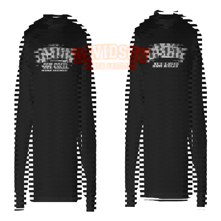 ハーレーダビッドソン ノースカロライナ アスレチック テキスト スポーツスタイル 長袖Tシャツ