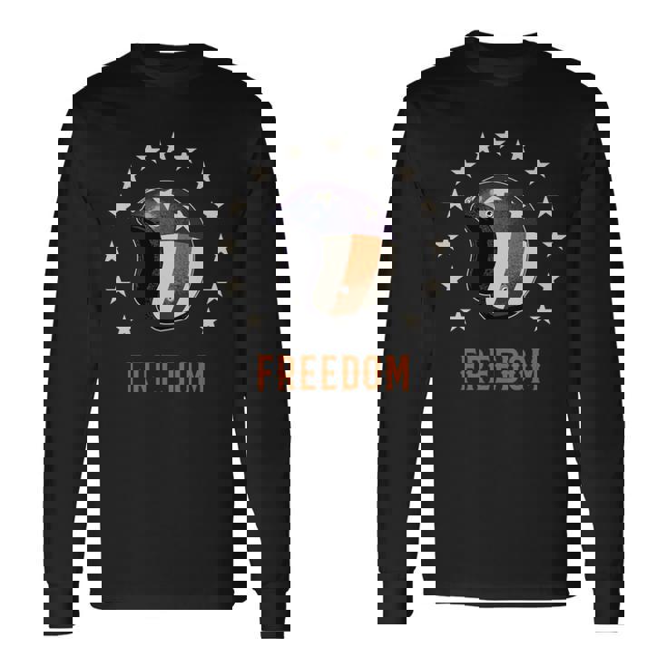 バイカー ヘルメット ライダー アメリカン ハーレー チョッパー バイク ジェット ヘルメット ツーリング イージー 長袖tシャツ 長袖Tシャツ