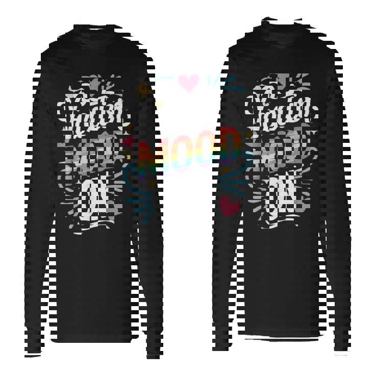 バカンス ムード 面白い 夏 言い回し お祭り 休日acation Mood On 長袖Tシャツ