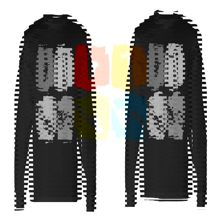 バス クラリネット レトロ 長袖Tシャツ