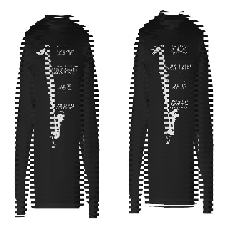 バスクラリネット 長袖Tシャツ