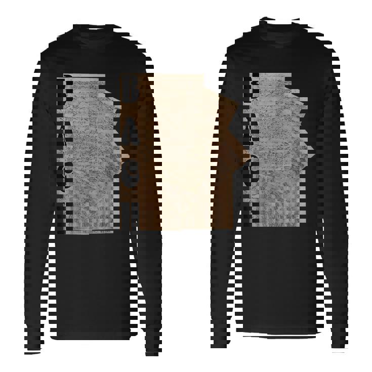 バッハ ピアノ楽譜 前奏曲とフーガ 原稿 長袖Tシャツ