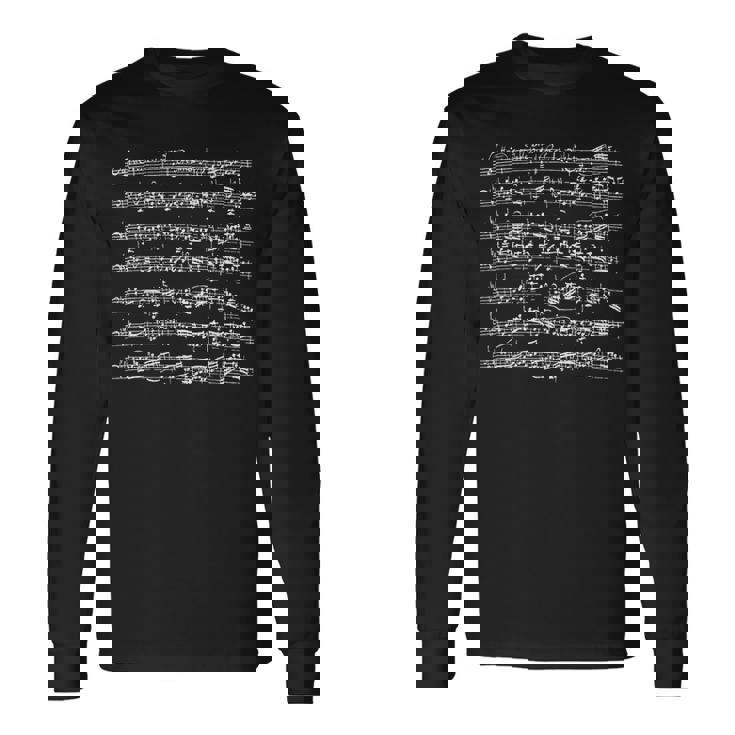 バッハ・チェロ・スイーツ・プレリュディオ・チェロ・チェリスト 長袖Tシャツ