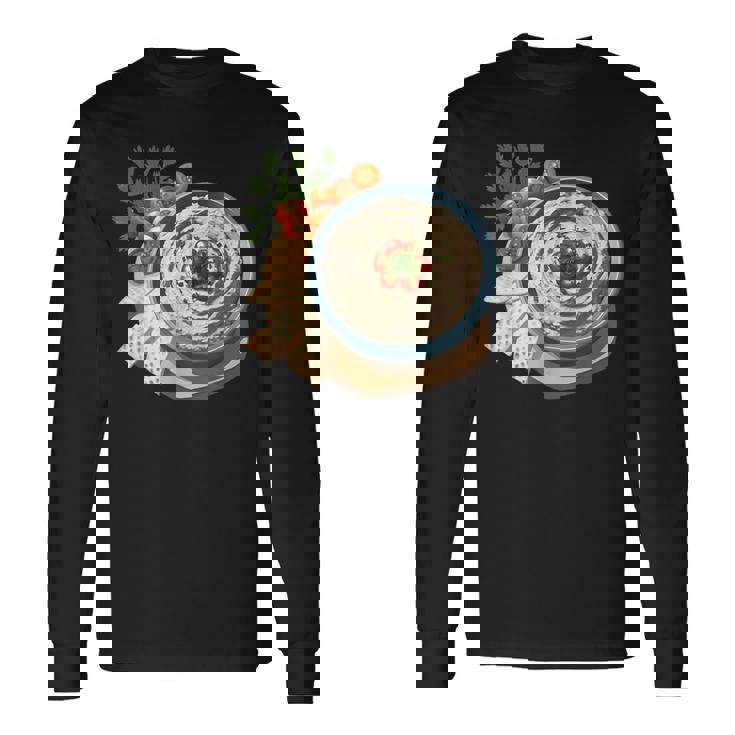 ババ・ガヌーシュ・ディップ 長袖Tシャツ