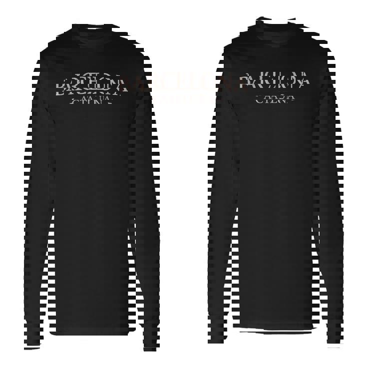 バルセロナカタルーニャ 長袖Tシャツ