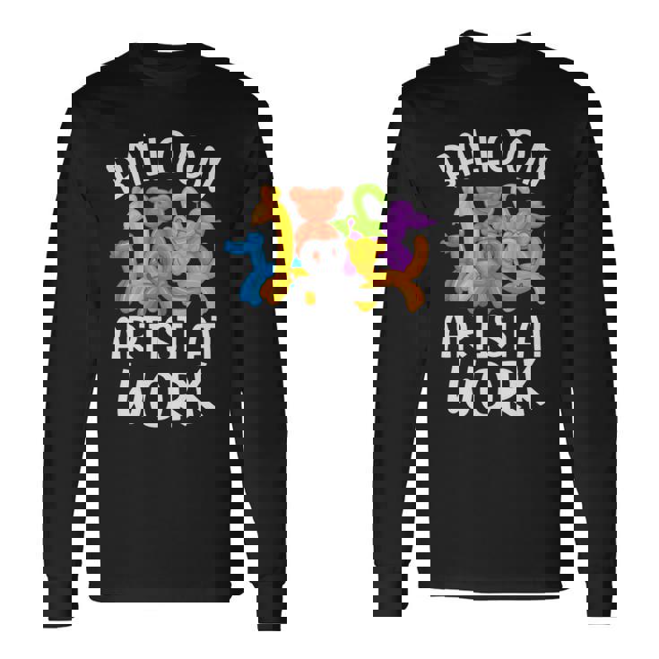 バルーンアート バルーンフェスティバル バルーンモデルの仕事 長袖tシャツ 長袖Tシャツ