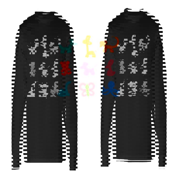 バルーンアート 動物 長袖Tシャツ