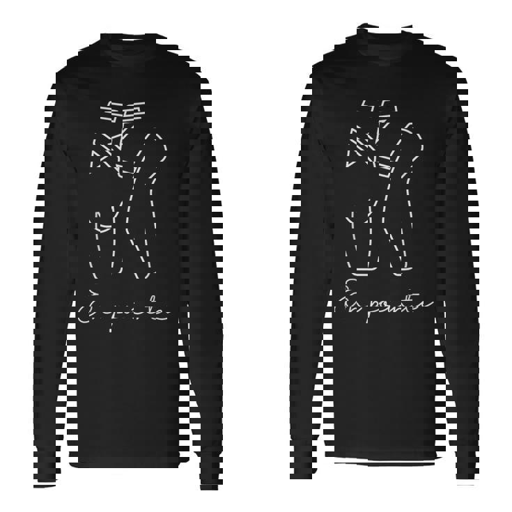 バレエトゥ ポアントシューズ バレエコア En Pointe 長袖Tシャツ ギフトのアイデア