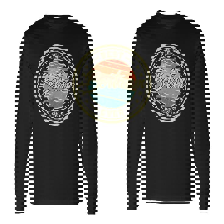 バートラム これまでで一番面白いファーストネーム バートラムの名言 長袖Tシャツ