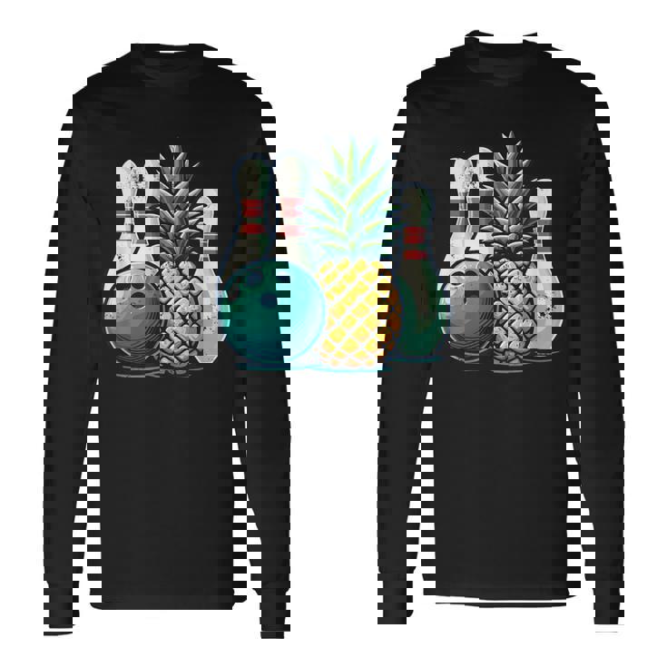 パイナップルボウリング 長袖Tシャツ
