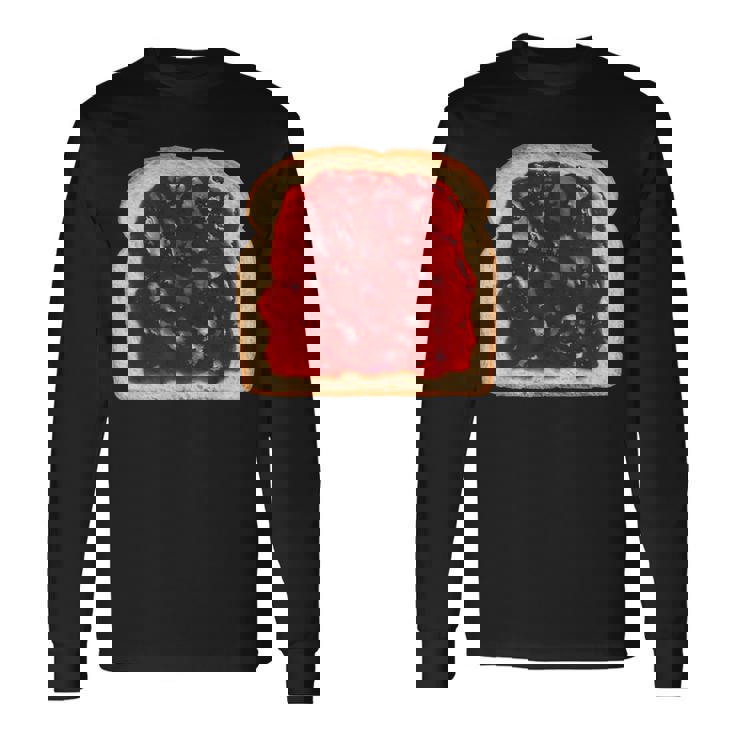 パン ジャムトースト グルテン 長袖Tシャツ