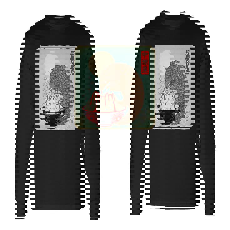 パンゴリン かき氷 かき氷 長袖Tシャツ