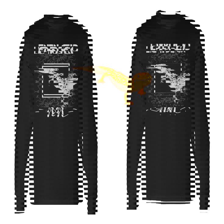 ヒョウモントカゲモドキのママ 長袖Tシャツ ギフトのアイデア