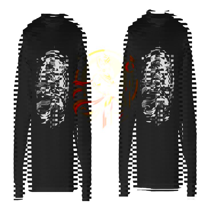 ヒンドゥー教 ハヌマーン ヒンドゥー教 哲学 神 スピリチュアリティ 長袖Tシャツ ギフトのアイデア