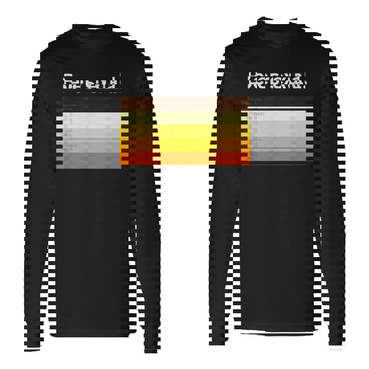 ビアセクシャル、面白いビアトリンカー 長袖Tシャツ