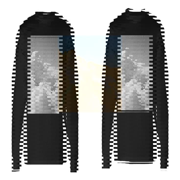 ビンテージクラウドエステティックドリームコア 長袖Tシャツ