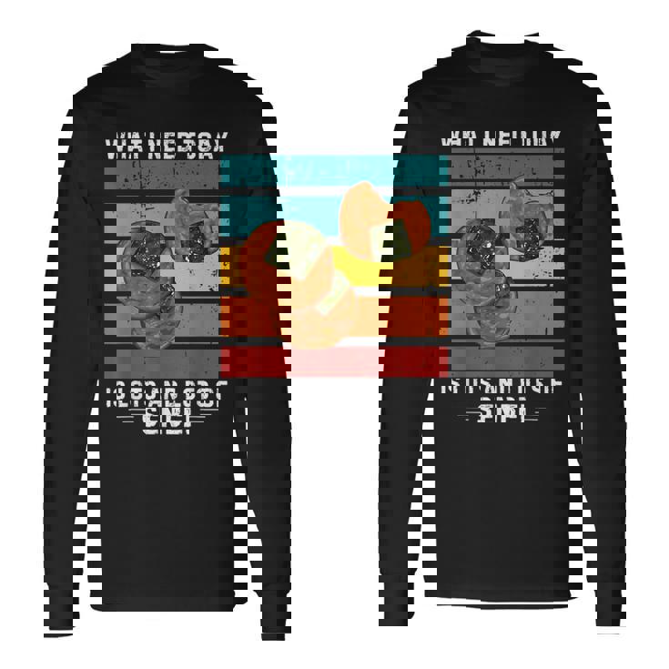 ビンテージ今日必要なのはたくさんのおせんべい 長袖Tシャツ