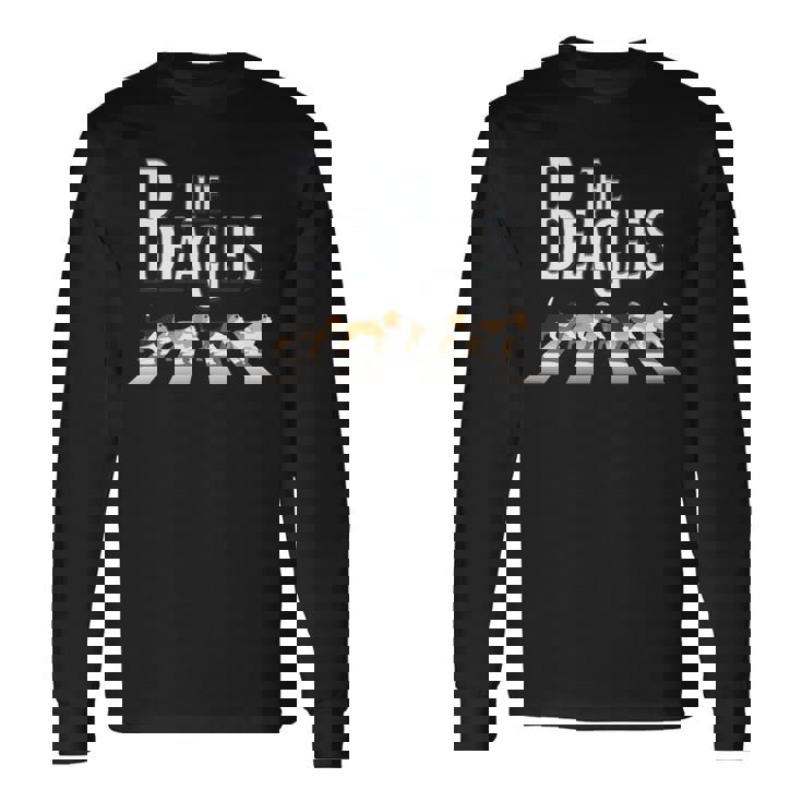 ビーグルス ビーグル犬 面白い ビーグル愛好家に 長袖tシャツ 長袖Tシャツ