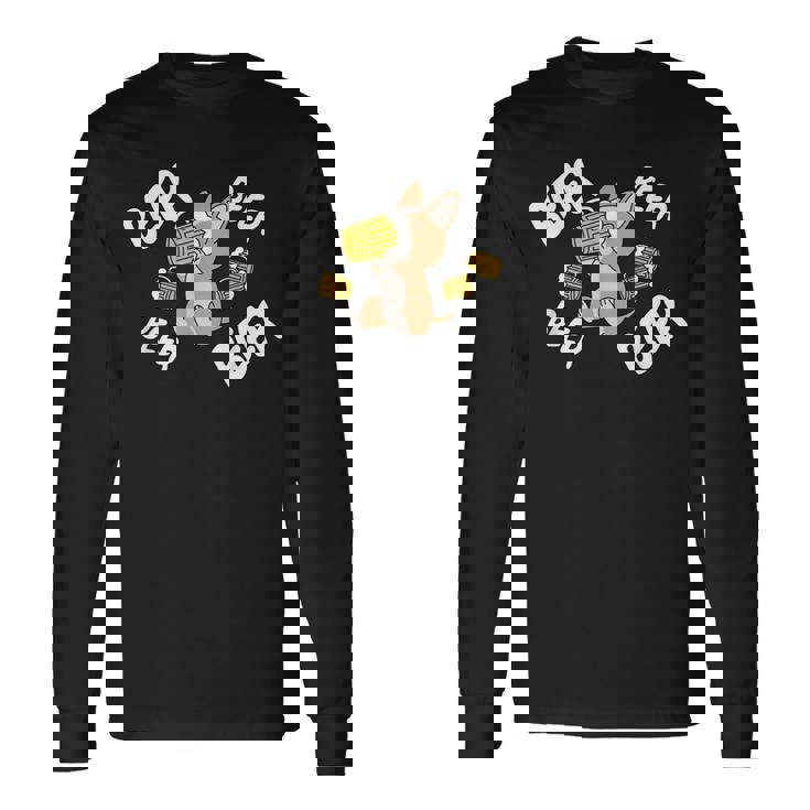 ビールチワワ 犬 長袖Tシャツ