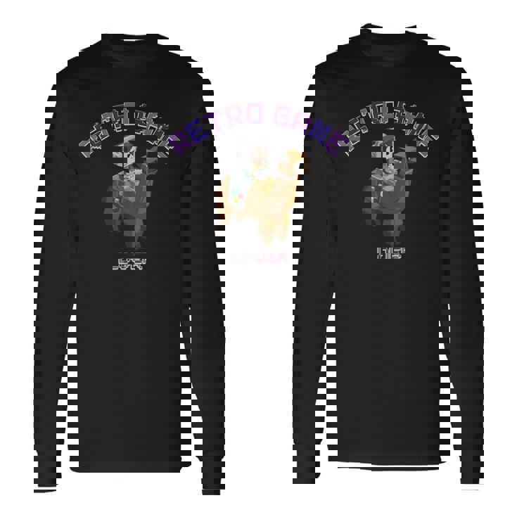 ピクセルアニマルズ アルパカ ブラウン はるまり Harumari レトロゲーム Lover Love ストリーマー 長袖Tシャツ