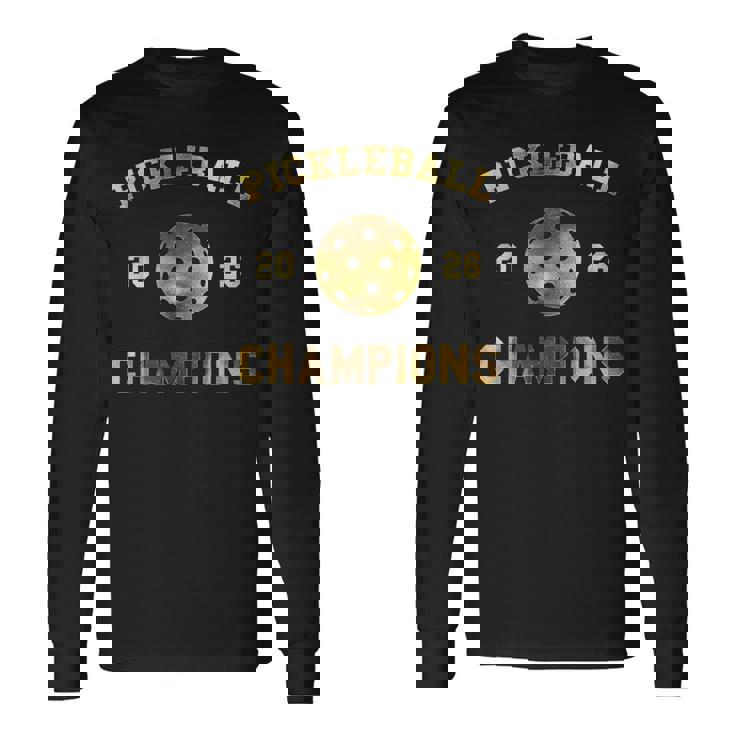 ピックルボールピクルボールチャンピオン 2026 長袖Tシャツ