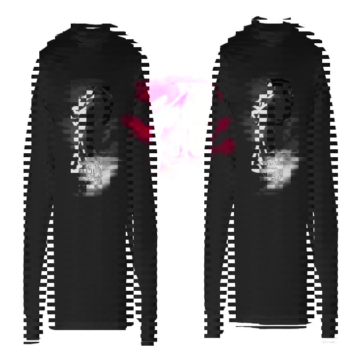 ピンクパンサー ル ピンクシルエット 霧の中 長袖tシャツ 長袖Tシャツ