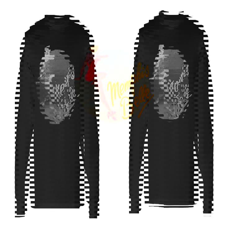 ピンナップガール Ww2 B-17 フライングフォートレス メンフィスベル 長袖Tシャツ