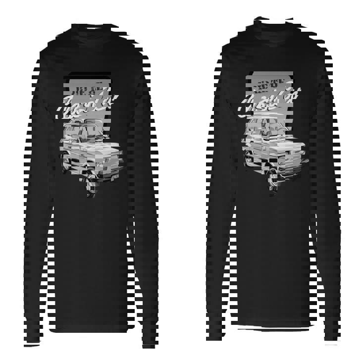 フィアット 126 長袖tシャツ 長袖Tシャツ