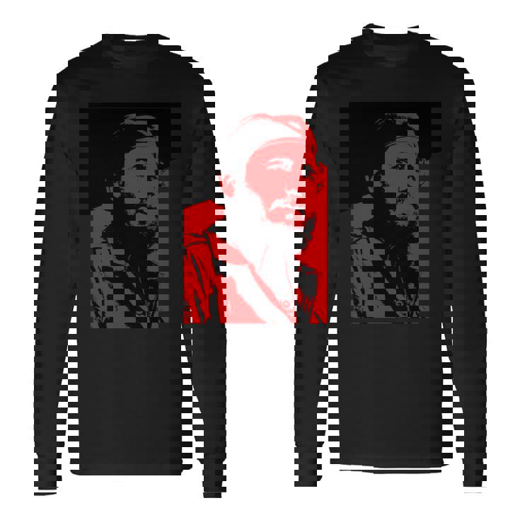 フィデル・カストロ 長袖tシャツ 長袖Tシャツ