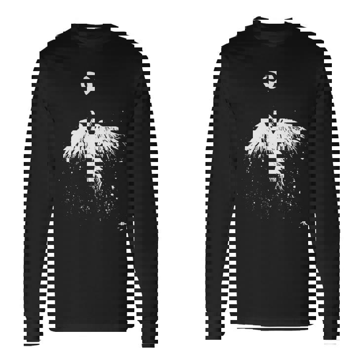 フェニックス 火の鳥の復活 キム・ディアス・ホルム 絵 インクアート Phoenix Bird Kim Holm 長袖tシャツ 長袖Tシャツ